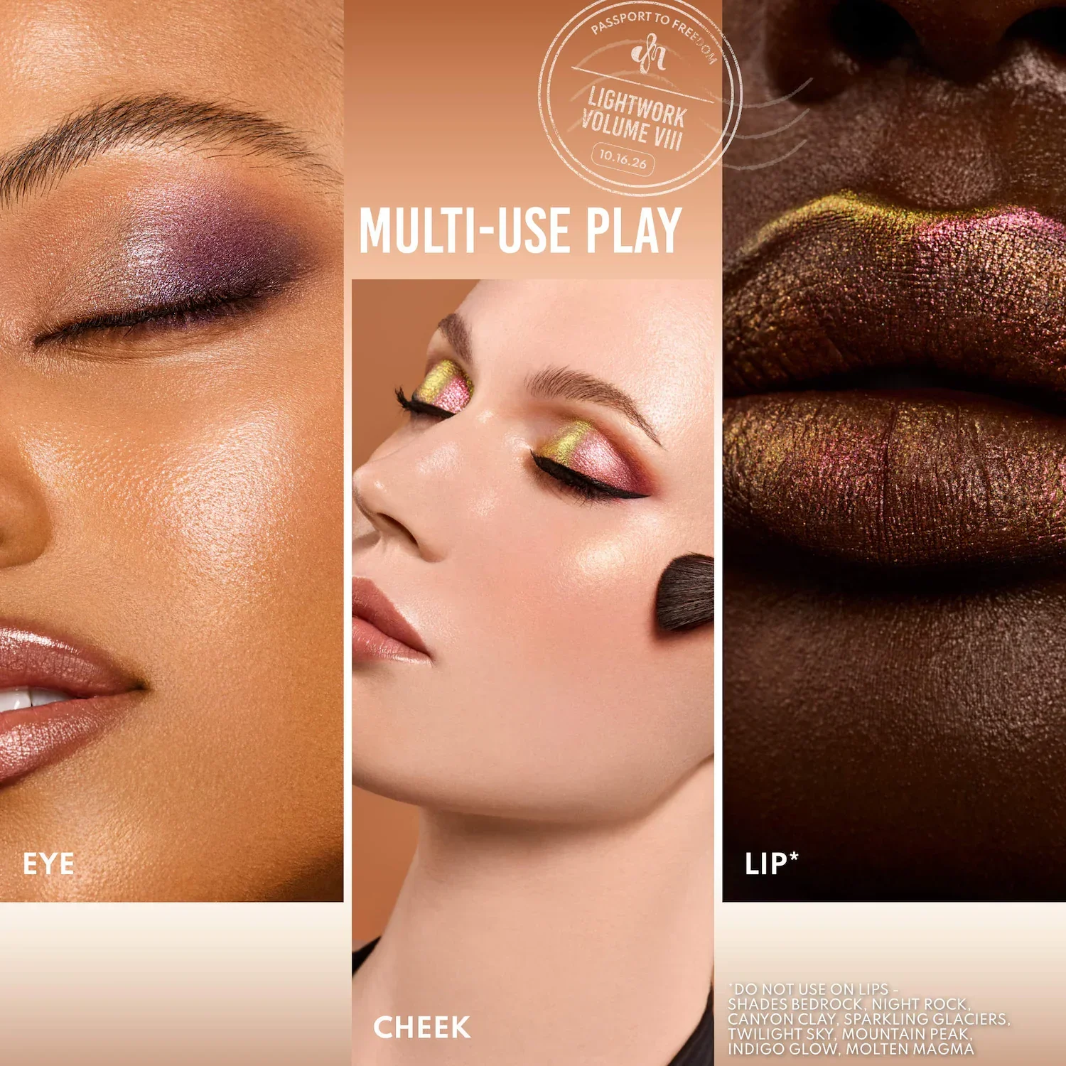 LIGHTWORK VIII Freedom Makeup Palette: Magnetic, Customizable, Stackable Palette for Eyes & Face — foto 9 de 10