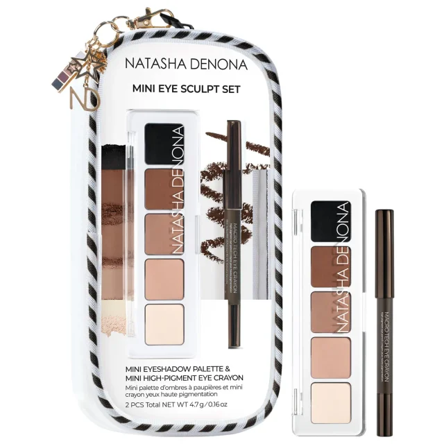 Mini Eye Sculpt Eyeshadow Palette & Eye Crayon Pencil Duo Makeup Gift Set
