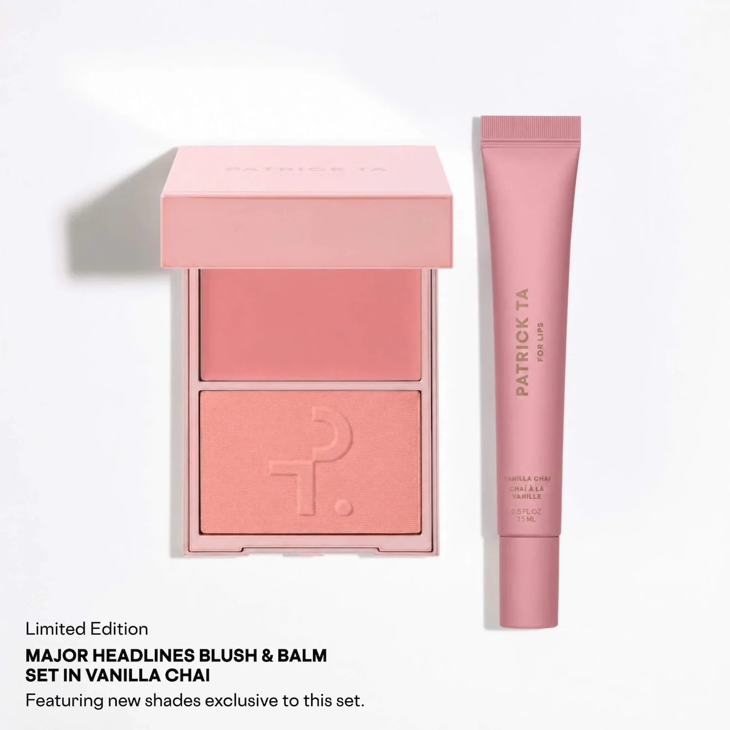 Major Headlines Double-Take Crème & Powder Blush Duo & Lip Balm Makeup Gift Set — foto 2 de 10