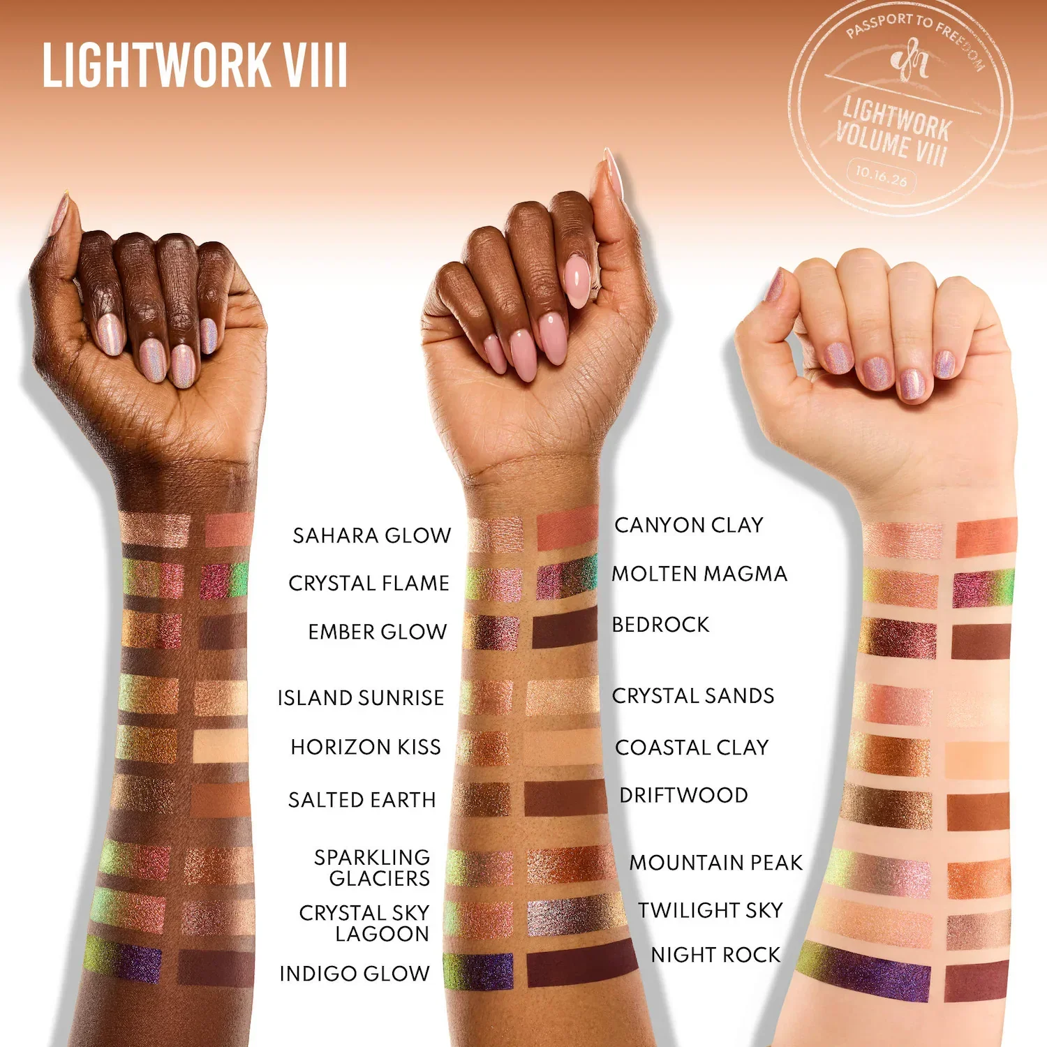 LIGHTWORK VIII Freedom Makeup Palette: Magnetic, Customizable, Stackable Palette for Eyes & Face — foto 3 de 10