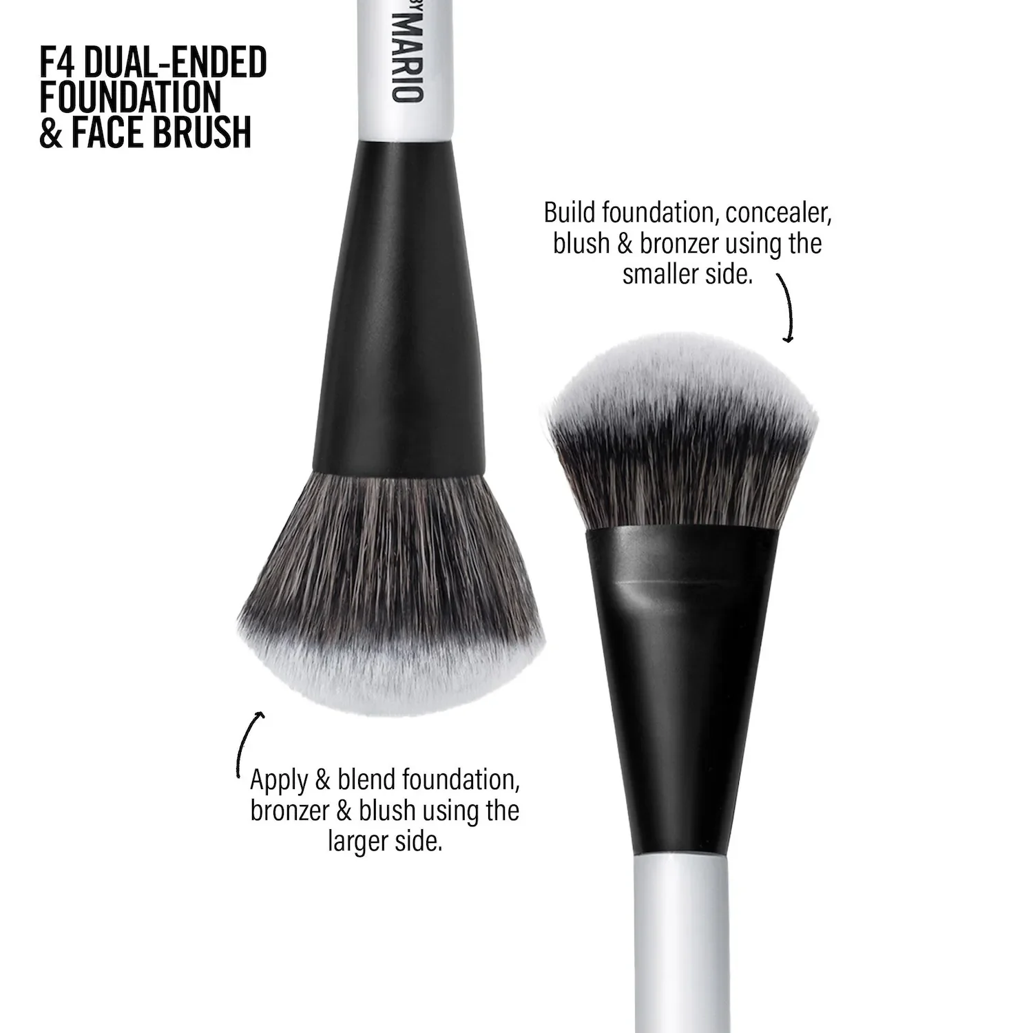 F4 Dual-Ended Foundation and Face Brush — foto 2 de 4