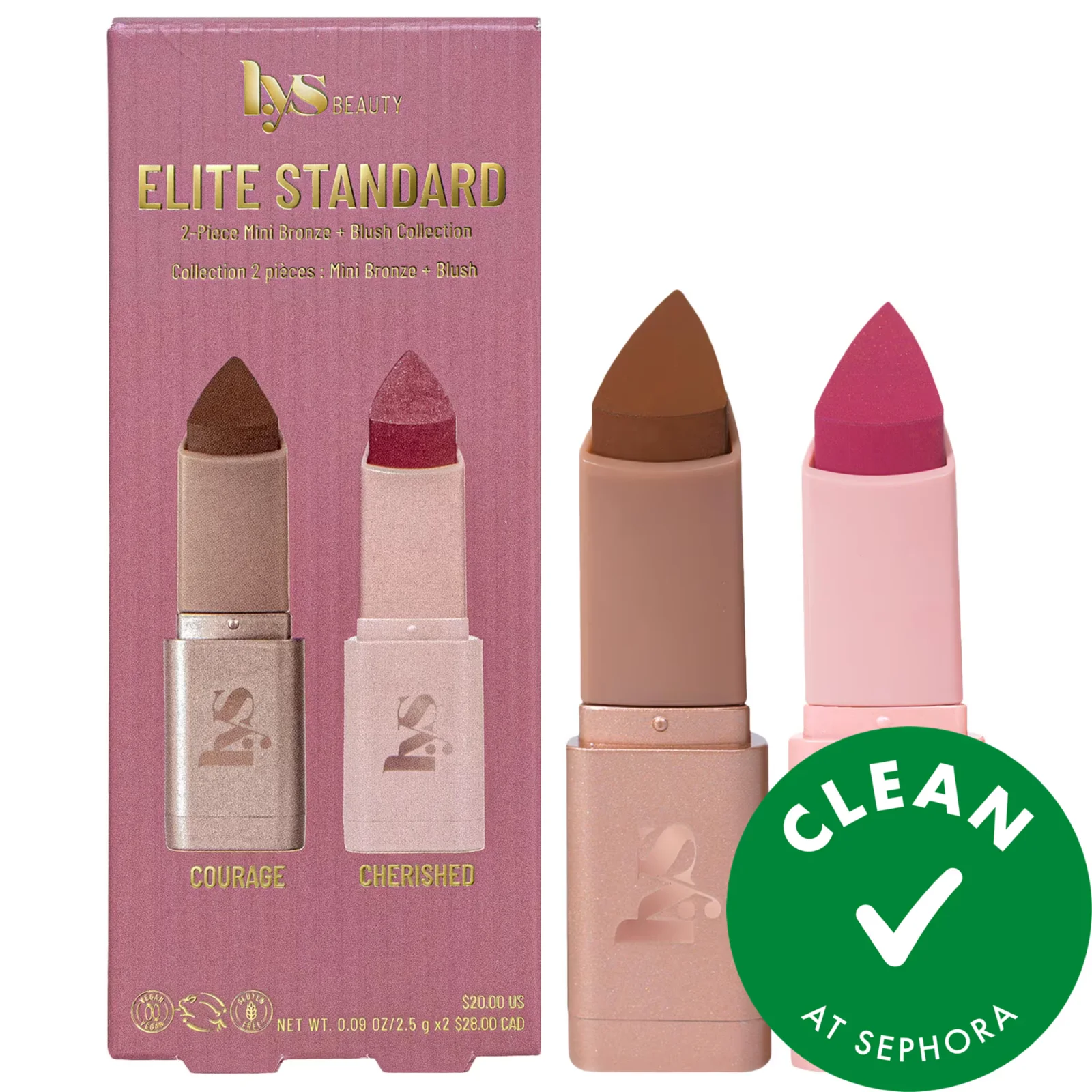 Mini Elite Standard 2-piece Bronze + Blush Collection — foto 1 de 9