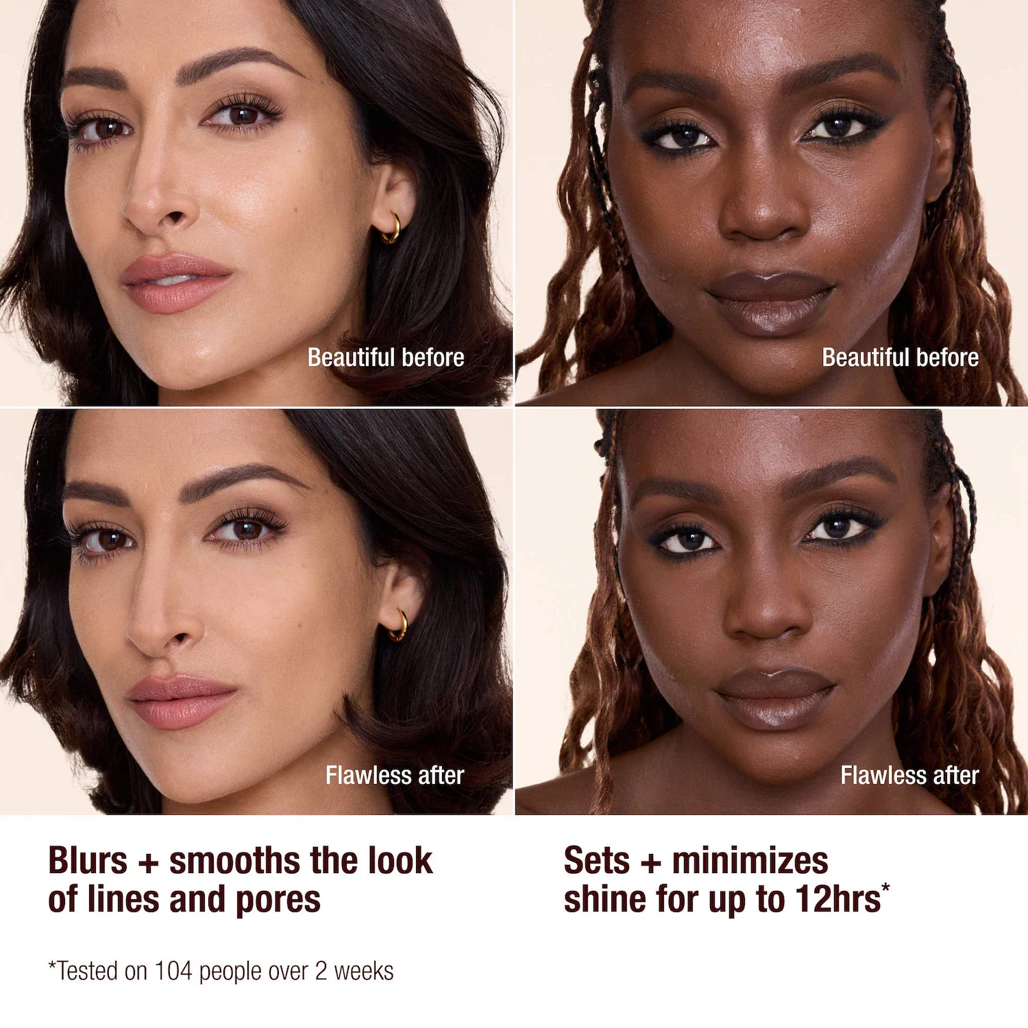 Mini Airbrush Flawless Finish Refillable Blurring & Setting Powder — foto 6 de 14